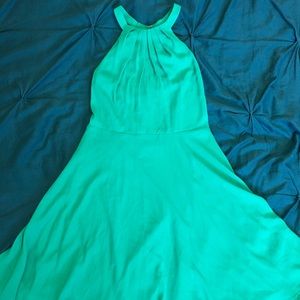 Green Sleeveless dress